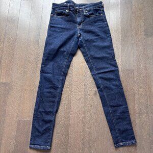 Muji Dark Wash Skinny Jeans, Size 24